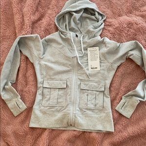 Lululemon Carry and Go Hoodie Gray Size 6